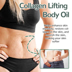 Collagen Lifting Body Oil, Advanced Hydrating Collagen Oil for Body & After Shower, Anti Aging Moisturizing Collagen Body Oil for Women & Men Helps Soften Appearance of Crepe Skin & Wrinkles 3.8 Fl Oz