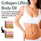 Collagen Lifting Body Oil, Advanced Hydrating Collagen Oil for Body & After Shower, Anti Aging Moisturizing Collagen Body Oil for Women & Men Helps Soften Appearance of Crepe Skin & Wrinkles 3.8 Fl Oz