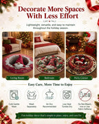 🎄3D Christmas Gnome Optical Illusion Round Rug | Fun Festive Home Decor Must‑Have⭐🏠🎁